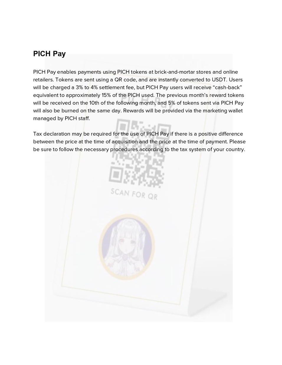 Pichan Whitepaper Page 2