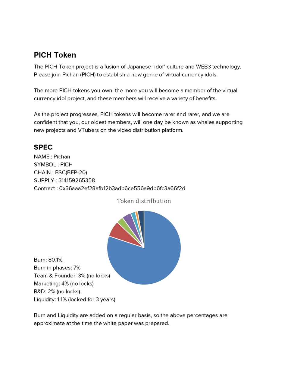 Pichan Whitepaper Page 7